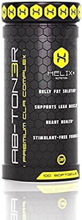 Ab-Ton3r ✮ Natural Non-Stimulant Fat Burner ✮ Fat Burning Supplement with CLA &amp; DHA ✮ Best Appetite Suppressant And Diet Pill To Reduce Belly Fat For Men &amp; Women ✮ 100 Caps