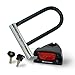 Xtreme Bright® Illumilock Super U-Lock Bike Lock and Taillight Included - Heavy Duty - Comes with 2 Keys (1 Lighted)