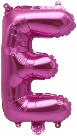 DecorativeConceptsUK 16" PINK LETTERS & NUMBERS BALLOONS BIRTHDAY ANNIVERSARY DECORATION (16" PINK_E)