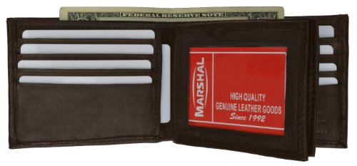 Marshal High End Leather Mens Wallet Bifold #1852CF