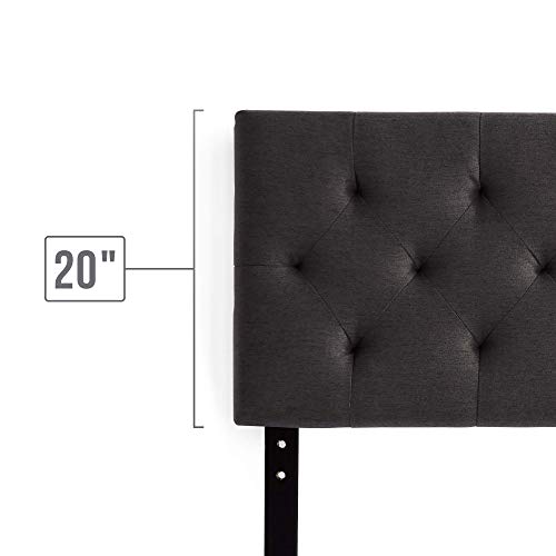 LUCID MidRise Upholstered HeadboardAdjustable Height from 34” to 46