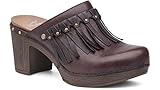 Dansko Women's Deni Mule, Chocolate Full Grain, 40 EU/9.5-10 M US