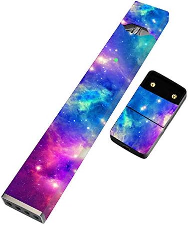 Skin Decal Wrap for Pax JUUL Full Coverage for Device Charger Pods | Protect from Scratches | Best Juul Skin Wrap (Device not Included) | Beautiful Stickers Wraps for Juul Devices (Galaxy)