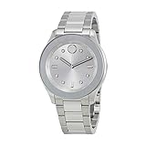 Movado Women's Swiss-Quartz Watch with Stainless-Steel Strap, Silver, 19 (Model: 3600415)