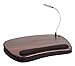 Sofia + Sam Oversized Memory Foam Lap Desk with Detachable USB Light (Black) | Supports Laptops Up to 20 Inches