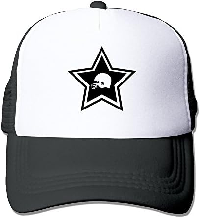Black HGLENice Football Hat Star F1 Cool Adjustable Baseball Mesh Hat For Adult One Size
