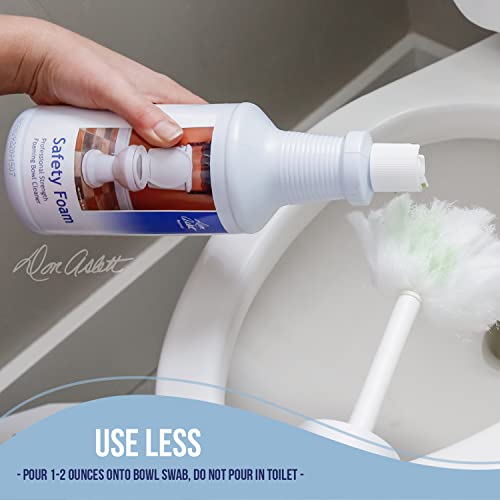 Don Aslett Safety Foam Toilet Bowl Cleaner (32 Oz Bottle, Pack of 2