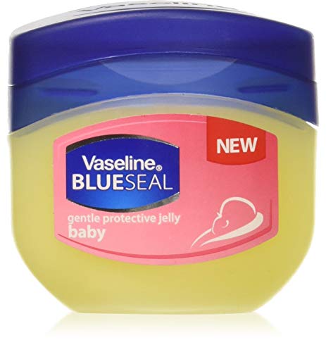 VASELINE BlueSeal Gentle Petroleum Jelly (Baby), Lip therapy Portable Small Vaseline 3.38oz