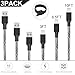 Lightning Charger for iPhone, 3 Pack Nylon Braided iPhone Cable 3ft/6.5ft/10ft Certified Lightning to USB Cable Cord Compatible with iPhone X iPhone 8/8 Plus iPhone 6/6s/6 Plus iPad by EasyLife AMZ