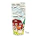 102 pieces of Farm Animals' Birthday Decorations Set, featuring a banner, Farm party plates, cups, napkins, and a tablecloth. Serves 25 guests. Farm Birthday Decorations