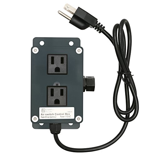 Garbage Disposal Air Switch, DUAL OUTLET Sink Top/Counter Top Waste