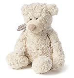 JOON Freddy Rosy Plush Teddy Bear, Cream, 12 Inches
