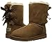 UGG Girls Bailey Bow Pull on Boot (Toddler/Little Kid/Big Kid), Chestnut, 4 M US Big Kid