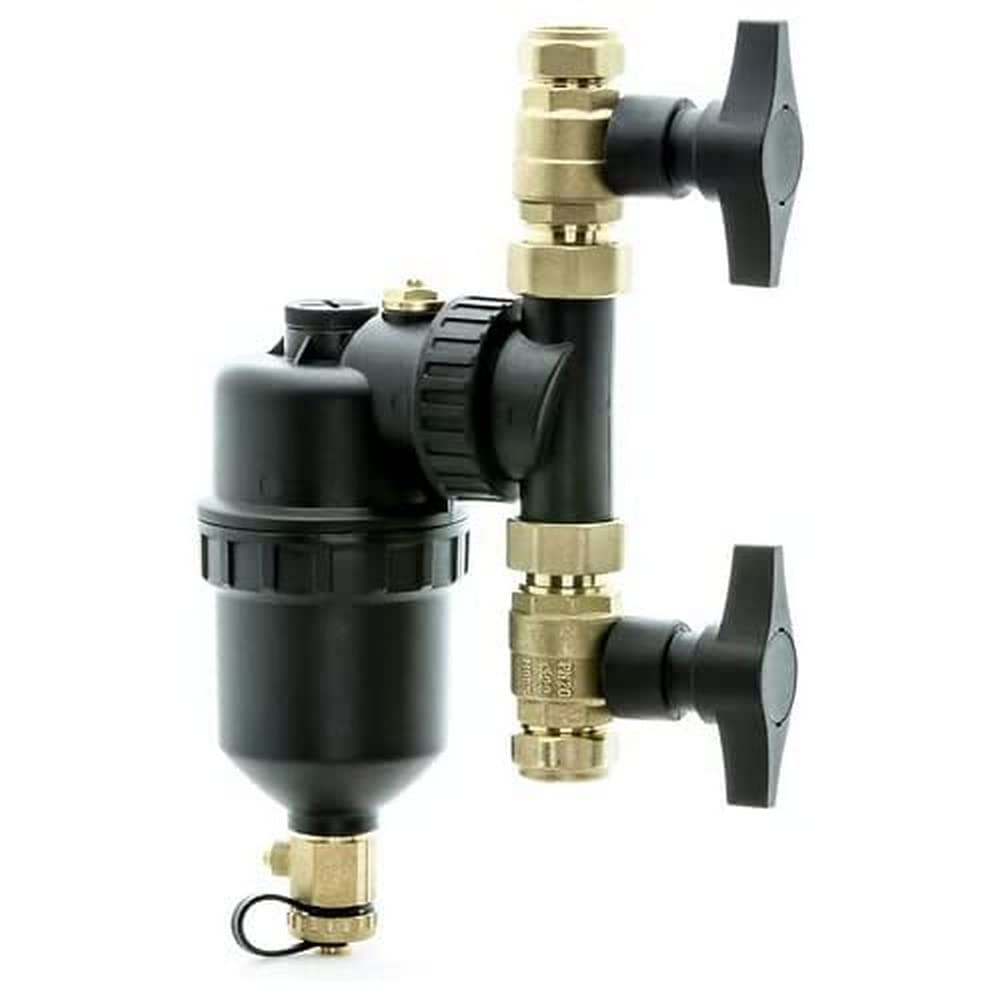 TFC Group TRADE03 22mm Inline Magnetic Filter - Black