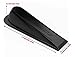 Door Stops That Work Great on All Surfaces from SuperiorMaker 4 Pack of Black Stylish Rubber Flexible Door Stoppers - Door Stops Rubber Best for Non-Scratching - Modern Door Stops Wedges Design