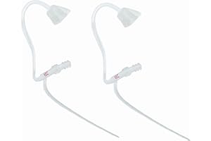 BTE Hearing Amplifier Accessories - Hearing Replacement Tubes,2 Pieces Sound Tubes 2B Size for Elonvoc (Right)