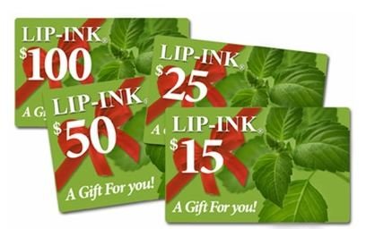 LIP INK Genuine Gift Card – Organic Vegan 100% Smearproof Cosmetics