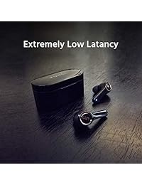 Funcl AI True Auriculares inalámbricos Bluetooth 5.0 Auriculares inalámbricos Control táctil, 24H Tiempo de reproducción, 3D estéreo AptX Hi Fi Sound, IPX5 TWS Mini Auriculares in ear, Auriculares inalámbricos con micrófono integrado