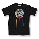 Star Trek Original Series Next Generation Iconic Mens T-Shirt Black