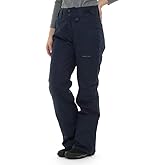 SkiGear Women's Essential Insulated Bib Overalls, Bluenight Navy, Small