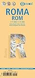 Laminated Rome City Streets Map by Borch (English, Spanish, French, Italian and German Edition) by 