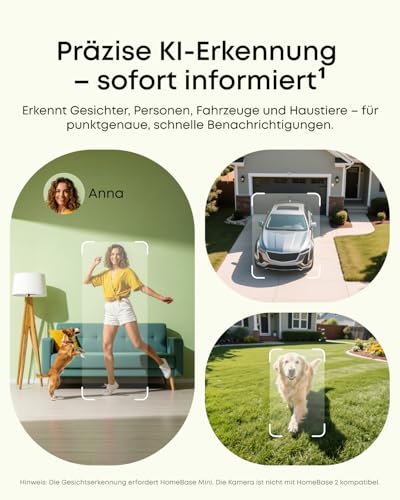 eufy eufyCam C35 (4er-Pack) mit Solarpanel C10(3W), Magnetische Halterung, Farbnachtsicht, Lokaler Speicher, IP67, Gesichtserkennung, Solarpanel-Kompatibel, Ohne ABO,Weiß 8
