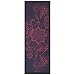 Gaiam Yoga Mat Premium Print Extra Thick Non Slip Exercise & Fitness Mat for All Types of Yoga, Pilates & Floor Workouts, Aubergine Swirl, 6mm