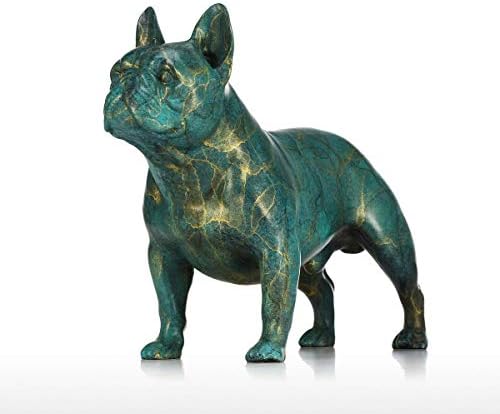 prbll Bulldog Bronze Statues Animal Sculptures French Bulldog Desk Decor Figurines & Miniatures French Bulldog Collectibles