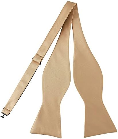 Mens Solid Plain Silk Self Bowtie Solid Plain Bow Ties-Various Colors