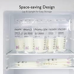 Momcozy Breastmilk Storing Bags, Temp-Sensing