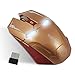 E-TECHING 2.4GHz Gold Wireless Optical Mouse Mice for Computer PC Laptop