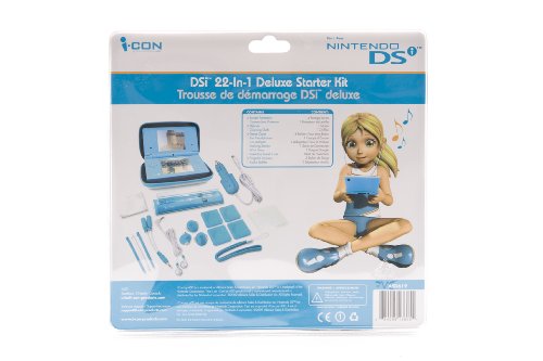 22-In-1 Deluxe Starter Kit - Blue/White for DSi