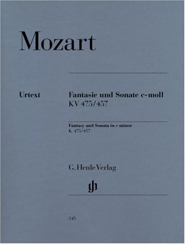 Fantasy and Sonata c minor (revised edition with critical report) KV 475/457 - piano - (HN 345): Instrumentation: Piano solo
