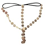 Disc Coin Crown Hair Cuff Wrap Headband Headwrap Headdress Boho Punk Goth Chain