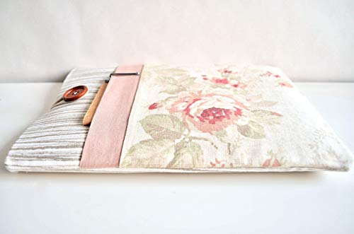 Floral iPad Pro 11", 12.9" Case, Amazon Fire HD 8, Padded Tablet Sleeve, iPad Mini 5, Air Cover - Thumbnail 3