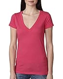 Next Level Womens Tri-Blend Deep V Tee (6740)