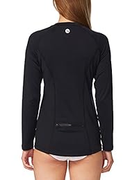 Camiseta de manga larga para dama, protección solar, bolsillo trasero