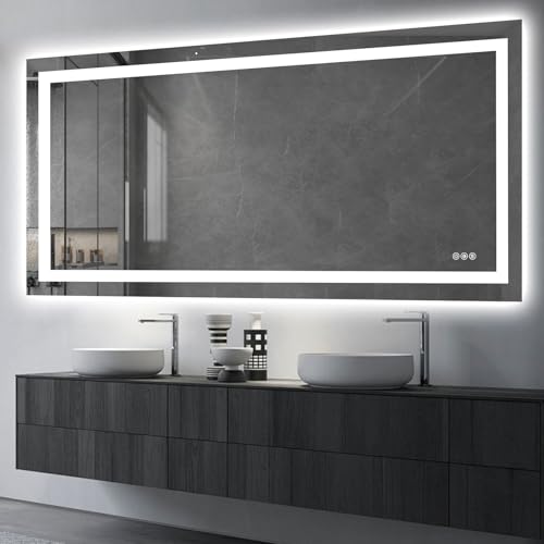 Hivone LED Bathroom Mirror with Lights
