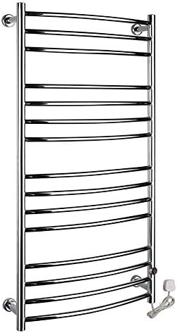 タオルウォーマーウォールマウント 電気加熱タオルラックブラシ仕上げ 10 600 1mmプラグイン プラグイン 中古 ハードワイヤード バスタオルラック
