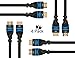 BlueRigger 8K HDMI Cable (6FT - 4 Pack, 8K 60Hz HDR, 4K 120Hz, High Speed 48Gbps with Ethernet, eARC, 3D, HDCP 2.3) - Compatible with PS5, Xbox, Roku, Apple TV, Switch, PC