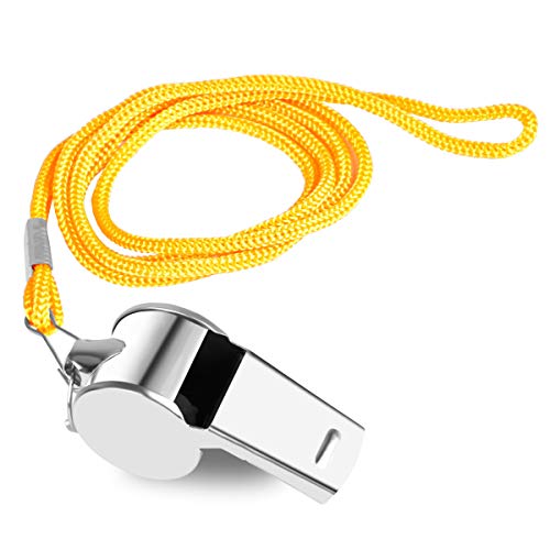 OBKJJ Coach Whistle,35Pack Football Referee Whistle with Lanyard for Emergency Sports Training Referee