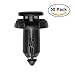 Lantee 50 Pcs Bumper Engine Cover Fender Grille Clips