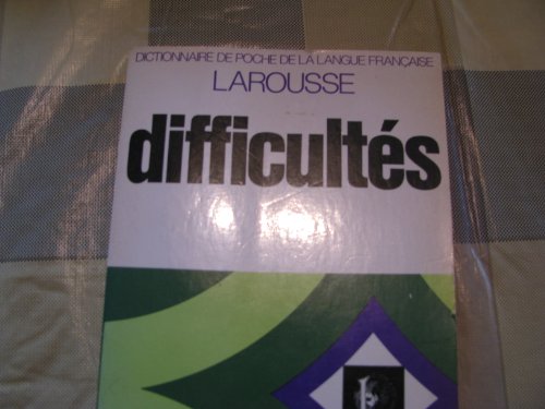 Dictionnaire Des Difficultés De La Langue Française by Adolphe V. Thomas (Paperback)