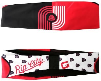 G206 Wear Portland Rip City Red Athletic Headbands by G206wear
