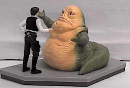 Star Wars Classic Collectors Series Jabba the Hutt and Han Solo Vinyl Figures