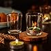 Clear Votive Candle Holder Glass Tealight Candle Holders Bulk Set of 48 for Wedding Decor and Home Decor (Clear-2)