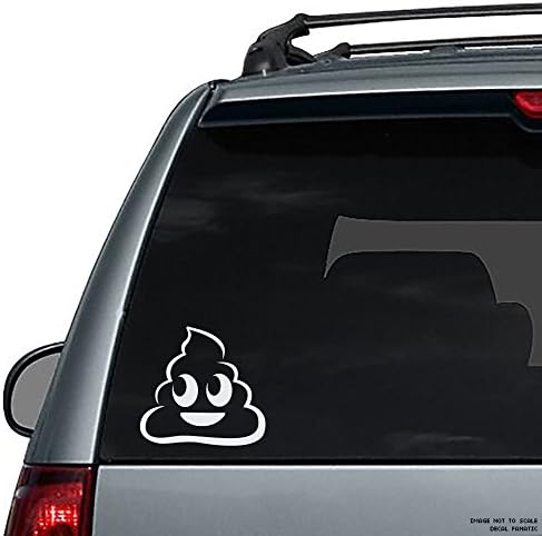 Poop Emoji Decal - 6"