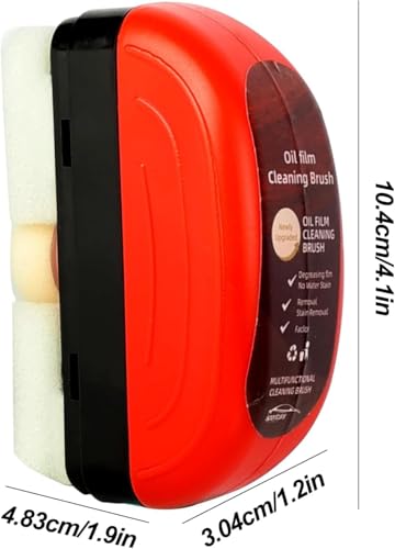 Removedor de Filme de Óleo para Vidros Automotivos com Pulverizador Espuma 120ml Antiembaçante Limpa Para-brisa Espelho Janela Carro