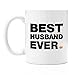 Best Husband Ever | Premium 11oz Coffee Mug Set - My Husband Gifts, Gifts from Wife, Husband and Wife Gifts, Gift Ideas From Wife Valentine's Day Husband Birthday Gifts Good Great Best Perfect Awesome