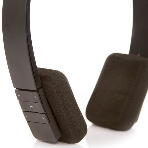 Swage by Rokit Boost - Bluetooth Headphones - Built in Microphone Sound - Perfect Fit Sleek Design - Black Color